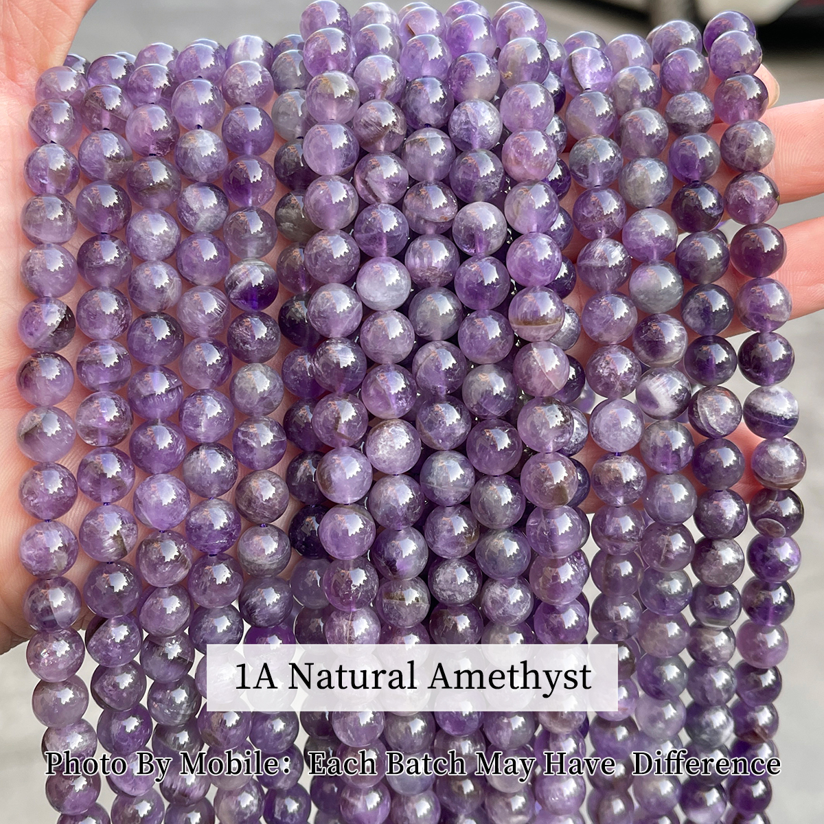 Améthyste naturelle 1A