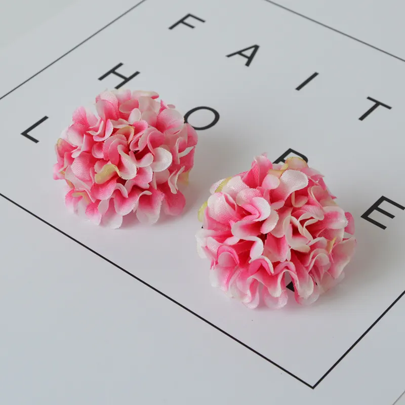 人工シルク布フラワーブーケギフトボックス結婚式の植物の壁卸売蝶蘭