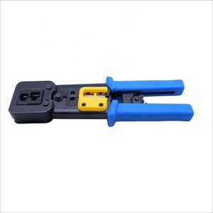 อีเธอร์เน็ต6P 8P สายเคเบิลเครือข่ายมือตัดผ่านเครื่องมือ CRIMPING คีม RJ45 - Product Image 2