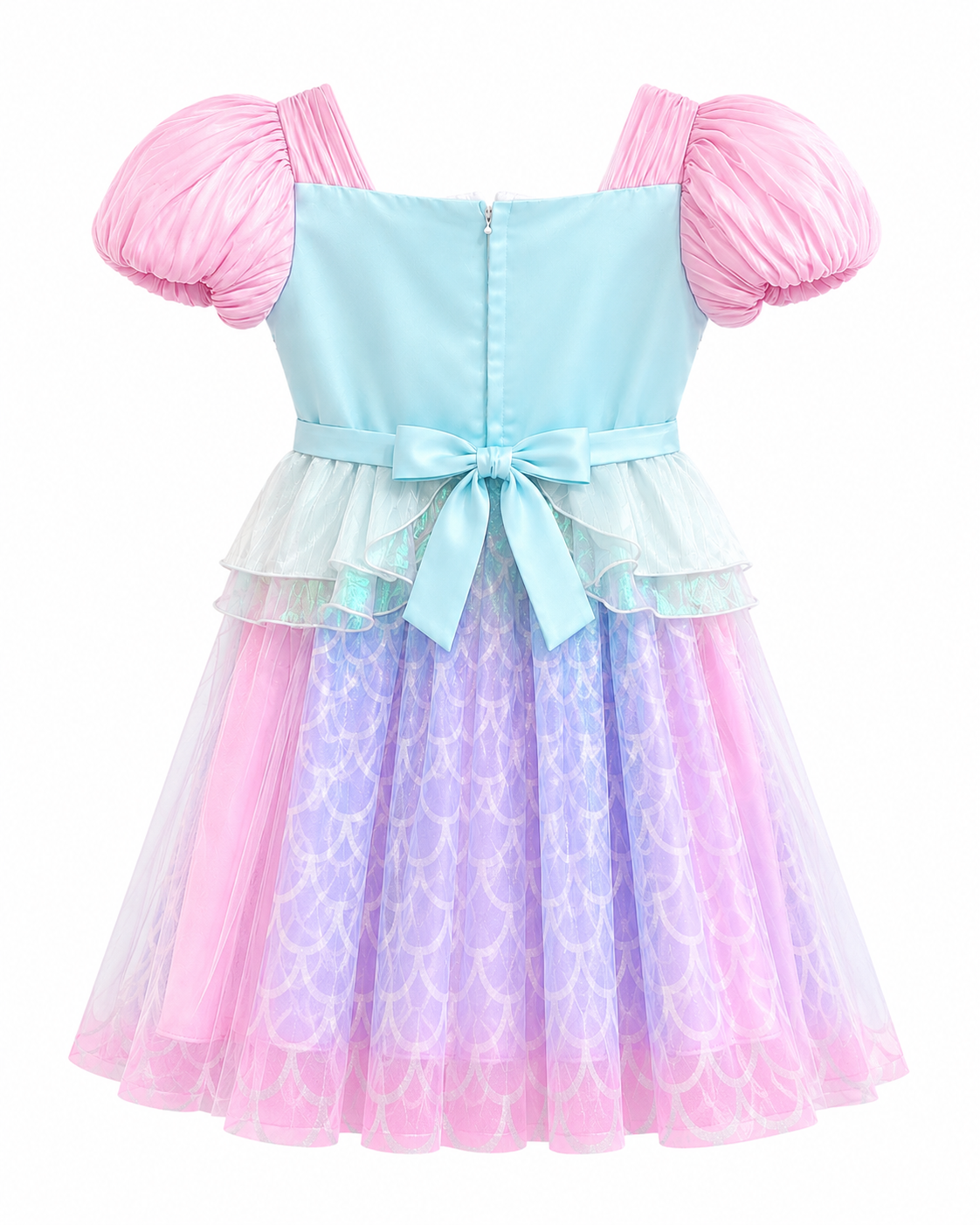 Sirène pastel multicolore