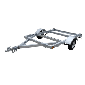 原始设备制造商和定制的小型两轮公路轴拖车，带双挂接装置 - Product Image 3