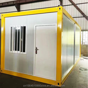 20Ft prefabrik evler tekerlekler üzerinde hareketli kiosk hızlı kurulum atölye ofis kişisel tasarım villa çin'de yapılan fabrika fiyat - Product Image 6