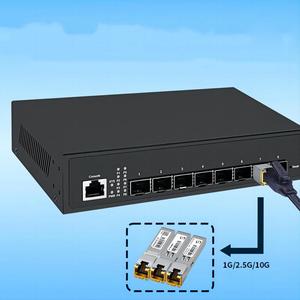 Factory OEM L3 Managed <strong>Network</strong> Core Switch 10G Fiber Switch for Data Center Home <strong>Network</strong> ISP - Product Image 3