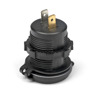 大功率65W PD Type-c插座 + QC3.0 USB电源插座快速充电汽车电源插座和彩色发光二极管环 - Product Image 6