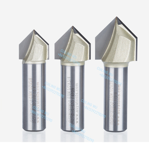 托科阿登 #0304 'v' 型高硬度合金刳刨机钻头工具6毫米柄立铣刀木铣数控工具板切割热卖 - Product Image 3