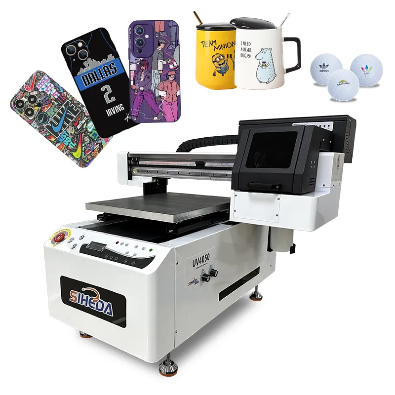 High Speed and Efficiency 40x50cm Printing Size UV DTF Printer for Leather PVC Metal Wood Phone Case