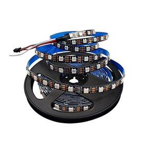 5V 12V แอดเดรสพิกเซล RGB LED โปรแกรม WS2812 WS2812B RGBIC กลางแจ้งกันน้ํา Dream สมาร์ทแอดเดรส LED Strip Light