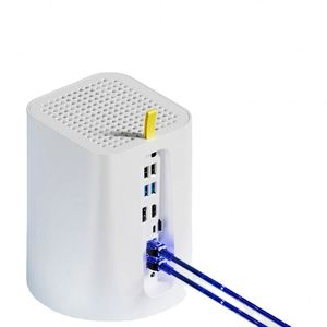 OEM 12th Gen N100 2-Bay NAS Mini PC R1 PRO 2x 2,5G Router Network Storage Media Server Private Cloud Disk Station
