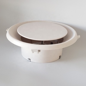 Soffitto di plastica Rotondo ABS Regolabile Sistema di Ventilazione di Scarico <span class=keywords><strong>Air</strong></span> Vent Diffusore Per HVAC bianco