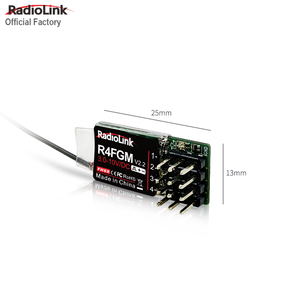Radyolink fabrika R4FGM alıcı için 2.4GHz 3-10VDC 4 kanallar RC Gyro Mini RC araçlar arabalar ve tekneler için radyo RC4GS V3 RC6GS - Product Image 3