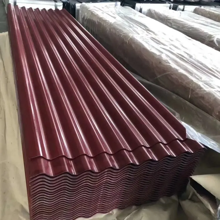 Transparent Zinc Corrugated Prepainted Galvanized Steel Roofing Sheets