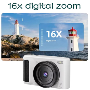 M3กล้องดิจิตอล4K และกล้องดิจิตอลซูม64ล้านพิกเซลหน้าจอพลิก3นิ้วพร้อมแฟลชสำหรับการถ่ายภาพควบคุมด้วยเสียง - Product Image 4