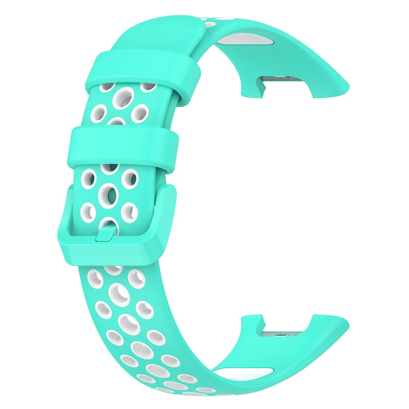 Mint green-white