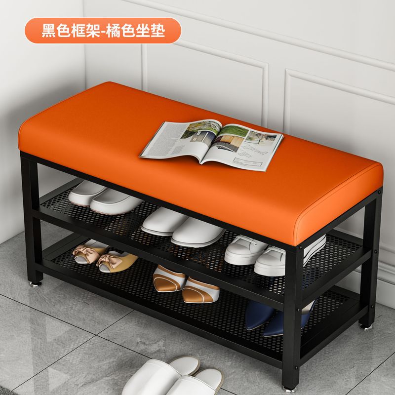 หนัง PU ที่เป็นมิตรต่อผิว (โครงสีดำ * เบาะรองนั่งสีส้ม)