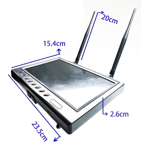 9英寸5.8G FPV显示器液晶屏800x480 20Hz-20Khz立体声双接收器，用于遥控FPV无人机四轴飞行器 - Product Image 3