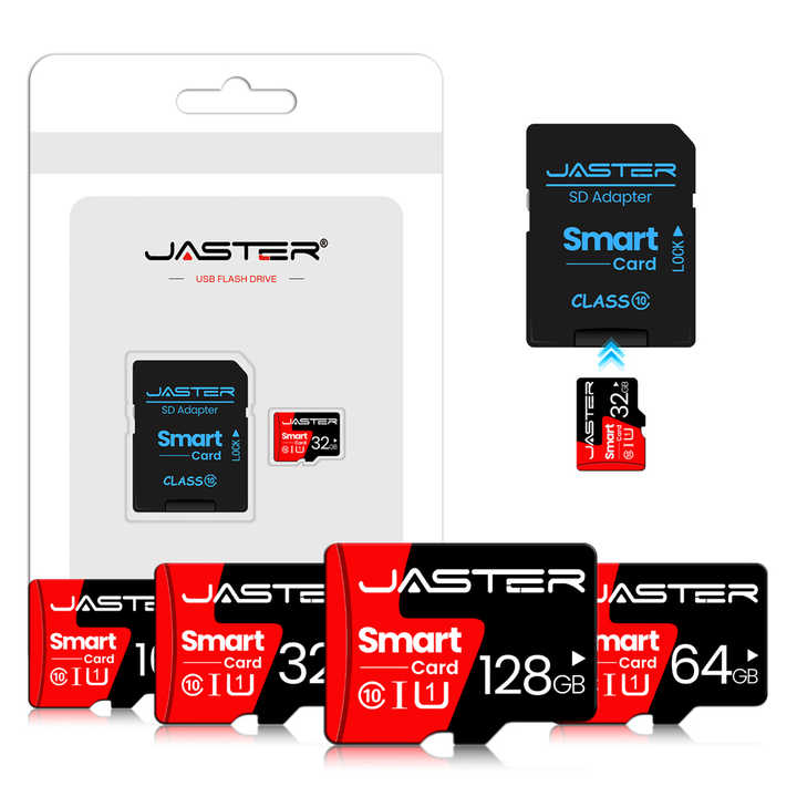 Jaster Flash Memory Card 128gb Mini Sd 32 Gb Memorial High Speed Class 64gb Mini Tf Card
