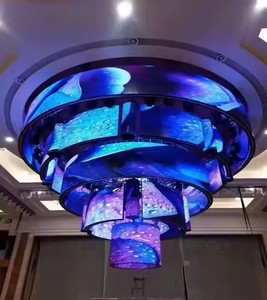 Крытый изогнутый СВЕТОДИОДНЫЙ дисплей P2.5 гибкий светодиодный мягкий модуль 320x160 мм полный SMD экран цилиндрический светодиодный экран модули - Product Image 4
