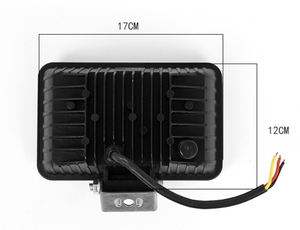 Fabrika kaynağı 3 inç 4 inç 5 inç LED farlar otomobil ve kamyonlar için 12 V 24 V geri ışık römorklar için çalışma ışığı araçlar - Product Image 4
