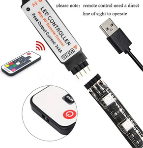 USB-контроллер RGB RF-пульт дистанционного управления, 5-24 В - Product Image 5