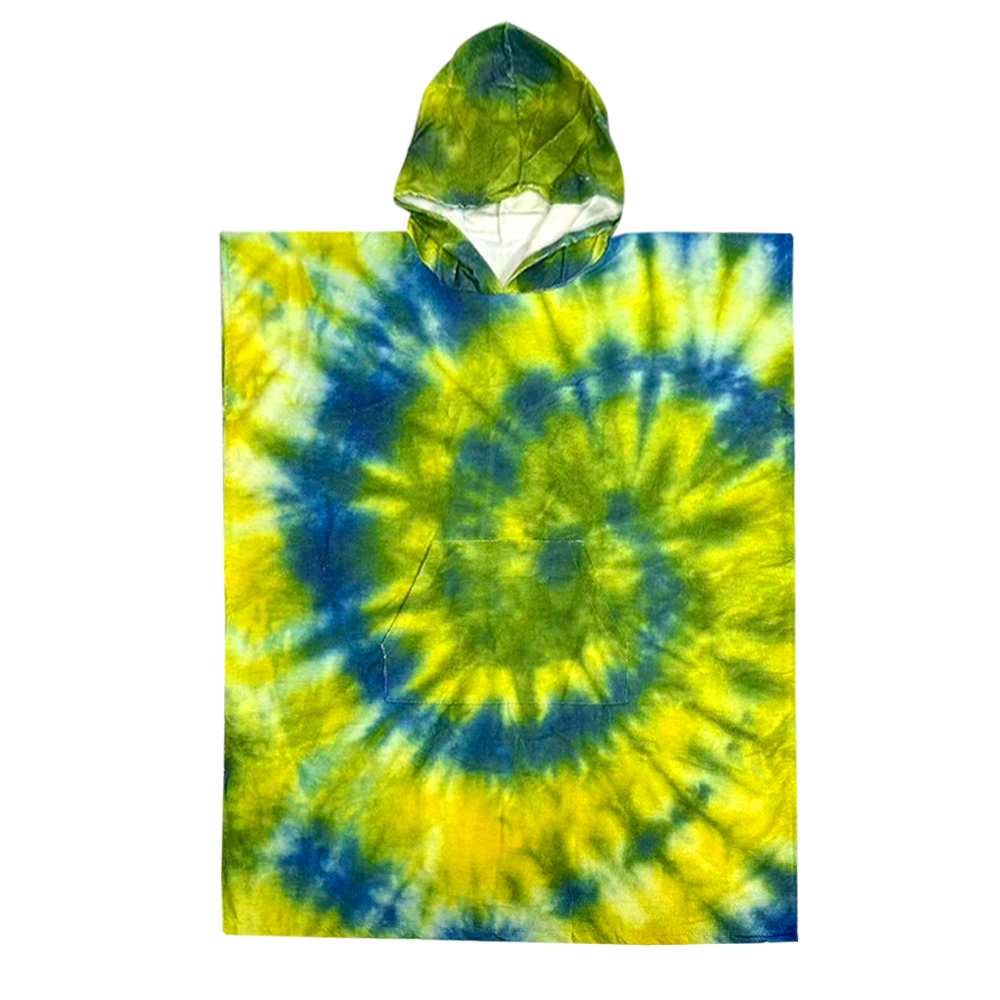 Tie-Dye spirale océan vert lime néon