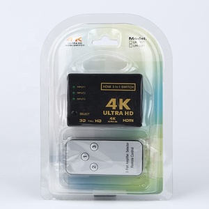 プラスチックHDスイッチャー3入力1出力サポート4k * 2k @ 30Hz、IRケーブル付き - Product Image 6