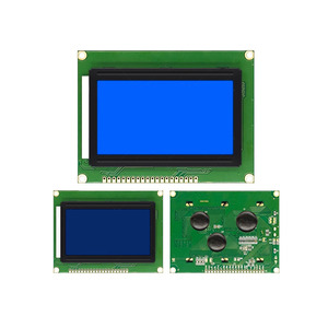 Fonte di fabbrica Display LCD COB 12864 bv2.3 schermo LCD blu giallo 5V modulo LCD schermo 93x70 - Product Image 1