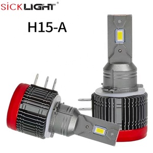 หลอดไฟ LED H15ไร้สายสว่างเป็นพิเศษสำหรับใช้ในเวลากลางวันไฟ35W 20000lm LED แบบเสียบปลั๊กแอนด์เพลย์ H15 6000K สำหรับ goft - Product Image 1