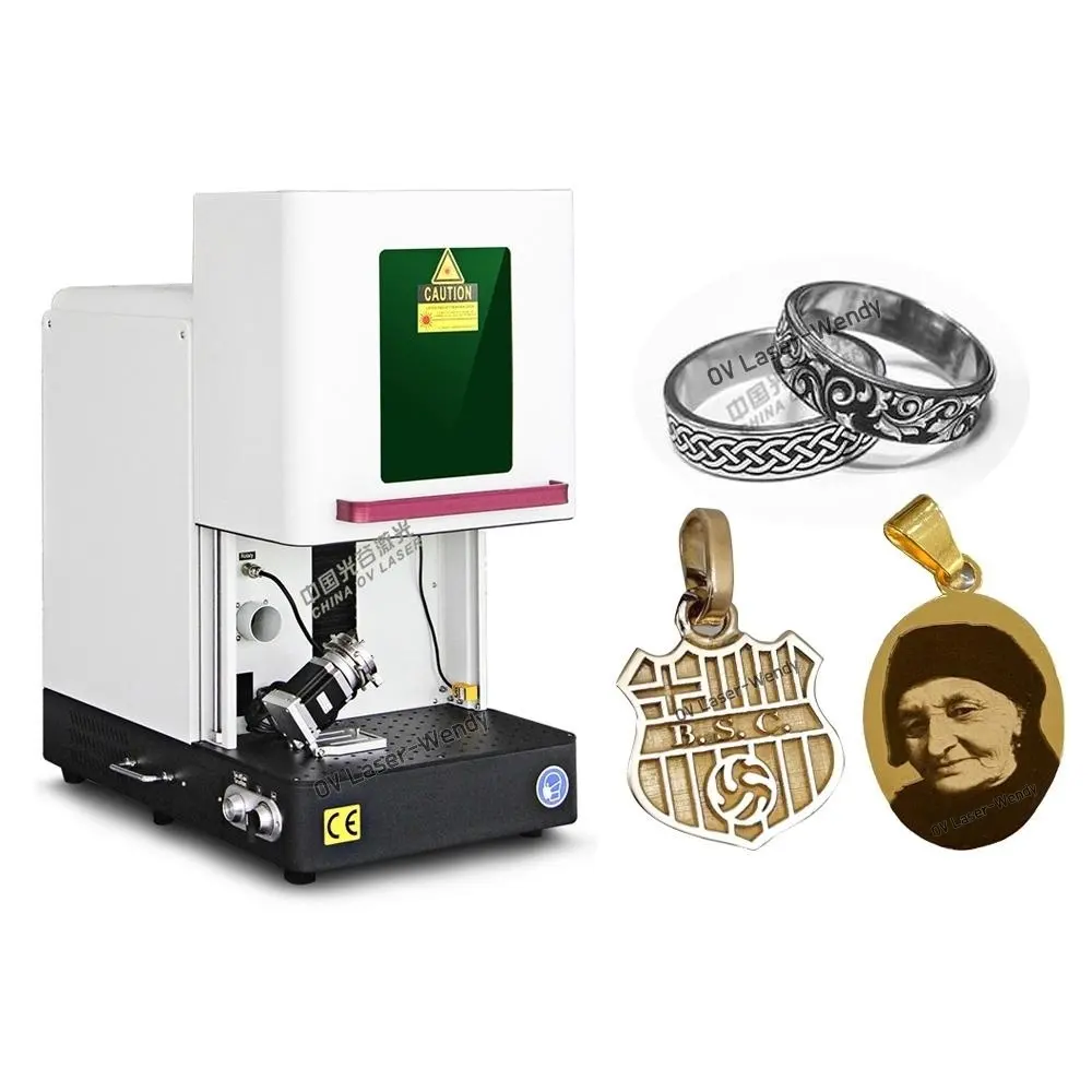 Nom de bijoux de haute qualité faisant la machine laser à fibre or bague de découpe bracelet bracelet collier machine de gravure