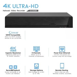 8MP 4K güvenlik kamerası Tseye 4CH POE kiti çift ışık tam renkli gece görüş NVR güvenlik sistemi ağ kamerası 4MP 5MP IP kamera HD - Product Image 4