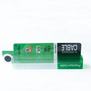 Veri kablosu için renkli baskı PET 2025 ile PVC kutu özel şeffaf ambalaj kutusu - Product Image 4