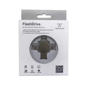 ร้อนขาย4 In 1มัลติฟังก์ชั่ OTG Usb แฟลชไดรฟ์3.0สำหรับประเภท-C/ สายฟ้า/ไมโคร Usb/ คอมพิวเตอร์เพนไดรฟ์ดิสก์หน่วยความจำ - Product Image 4