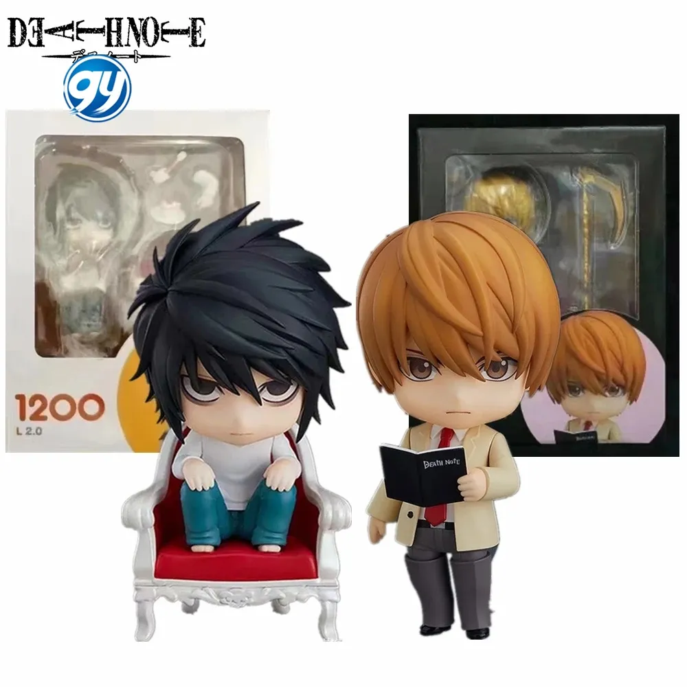 Figuras de 2 Estilos Nendo Death Note Yagami 1160 #1200 # Figuras de Ação Toy Cartoon Collectible Figura Anime PVC estatueta