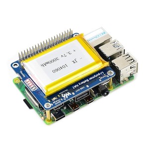 Roarkit Mobiles Netzteil Raspberry Pi 4. Generation B-Raspberry Pi 3B-Lithium batterie USV-Erweiterungs karte Lade karte