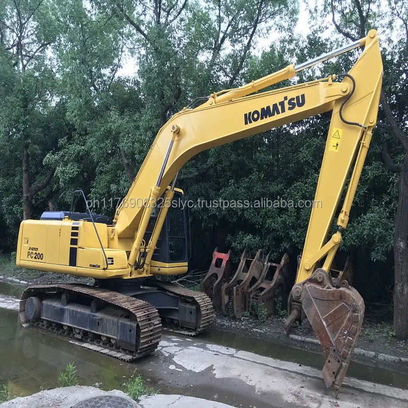 20 ton utilizzato Giappone escavatore per Komatsu PC200-6 per la vendita/originale Komatu PC200 escavatore