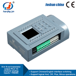 Huaqingjun <strong>8</strong>-in <strong>8</strong>-out Transistor <strong>Output</strong> PLC Plus <strong>2</strong>-Channel Analog <strong>Inputs</strong> 0-10V with RS485 for RS485 Relay Modules - Product Image 2