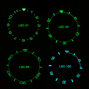 Sáng dốc gốm bezel chèn 38*30.6mm dốc bezel cho sxk007 009 011 Mod Đồng hồ đeo tay bộ phận" - Product Image 4