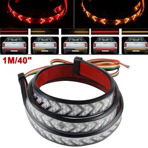 ไฟเลี้ยว LED สีแดง LED 12V,แถบไฟท้ายไฟถอยหลัง100 150ซม. ไฟสัญญาณเลี้ยวสีเหลืองสำหรับรถยนต์ - Product Image 5