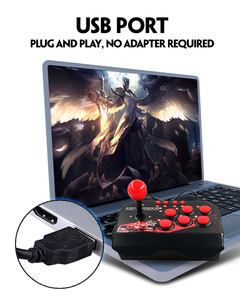 YLW 4 in1有線TVビデオゲームコンソールスイッチジョイスティックコントローラープラグアンドプレイPC P3Android用
