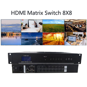Best Buy 1080P 8X8 Rack-mounted Video <strong>matrix</strong> <strong>Switcher</strong> HDCP 1.3 8x8 <strong>8</strong> in <strong>8</strong> Out Video <strong>Matrices</strong> Switch - Product Image 5