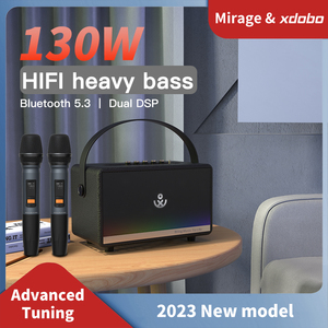 Xdobo新しいデザインポータブル補助サウンドアンプスピーカー130 wスマートコンピューターベーススピーカー強力なパワー低価格ビッグスピーカー - Product Image 5