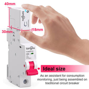 Towou Tuya مقياس الطاقة الذكي <span class=keywords><strong>Zigbee</strong></span> 1-50 أ جهاز مراقبة الطاقة في الوقت الحقيقي أحادي الطور يعمل مع مساعد منزلي/قضيب دين ذكي للحياة - Product Image 2