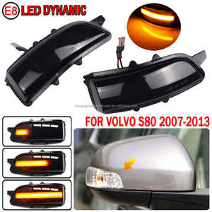 2008-2010年用ボルボC30 C70 S40 S60 V40 V50 V70 LEDダイナミックターンシグナルサイドミラー新しい状態シーケンシャルインジケータライト - Product Image 2