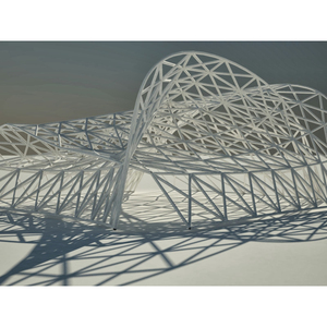 Diseño moderno Amplio Span Metal prefabricado Espacio Marco Edificio Estructura de acero Estadio Casa Uso - Product Image 1
