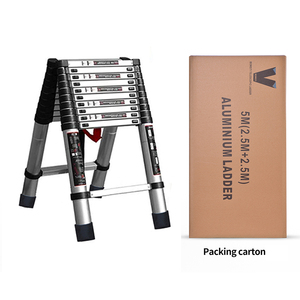 10.5สองด้านบวกบันไดขั้นแบบพับเก็บได้ไกล10.5ฟุตพร้อมบาร์ทรงตัว1อัน - Product Image 6