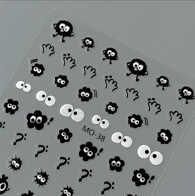 Autocollant plat briquette point d'interrogation