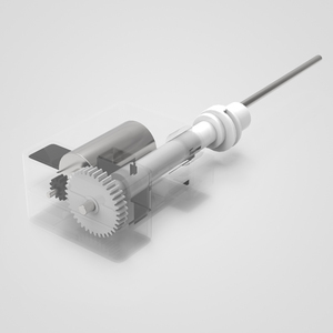 Zhaowei Custom High Torque Low Speed 12v Mini Actuator 100Rpm Small <strong>10v</strong> Brushed Dc Gear Motor <strong>Encoder</strong> for Car Fuel Tank Cap - Product Image 4