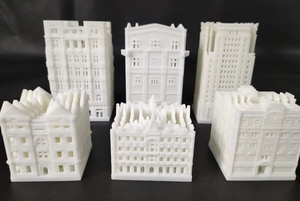 OEMラピッドプロトタイプ3D SLA印刷サービスカスタム樹脂モデルハウスデザインと3Dモデル加工
