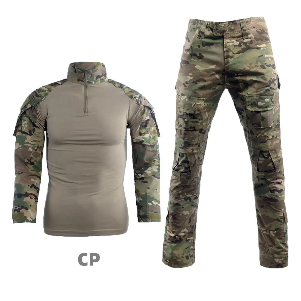 Impermeable camuflaje al aire libre caza combate camisa pantalones ropa G2 Rana traje Multicam uniforme táctico