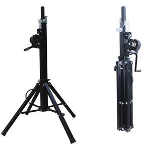 DJ שלב חתונה מקסימום גובה 5m/4m/3.8m heavy duty יד כננת כננת עד מסבך תאורת stand
