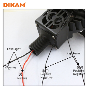 DIKAMユニバーサルカー3.0インチBiLEDプロジェクターレンズレトロフィット60WBiLEDプロジェクターヘッドライトレンズセルラーネットワークなし